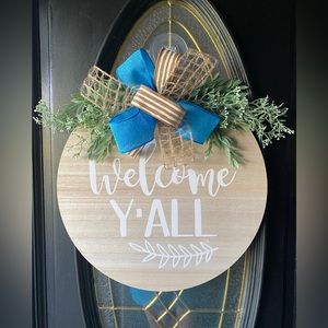 Homemade Wooden Door Hanger